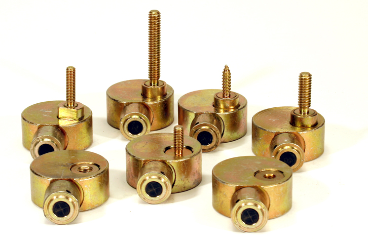 The Mitey Lock is available in multiple stud or nut options.