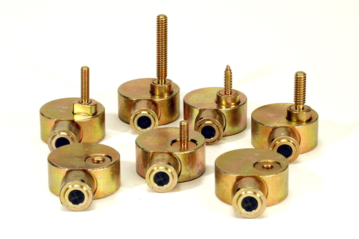The Mitey Lock is available in multiple stud and nut options.